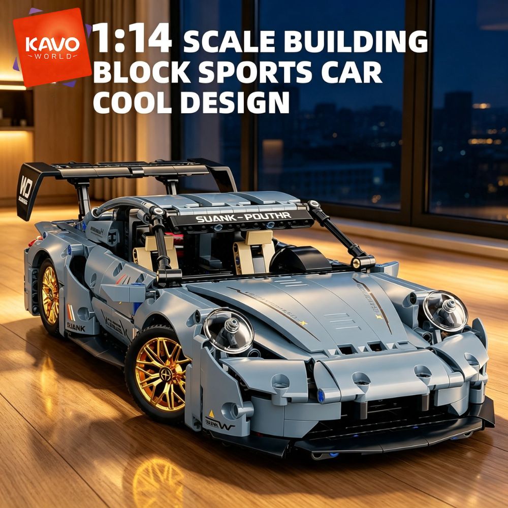 Interior Design And Build - KAVOWORLD 973pcs Cool Toys Building Block