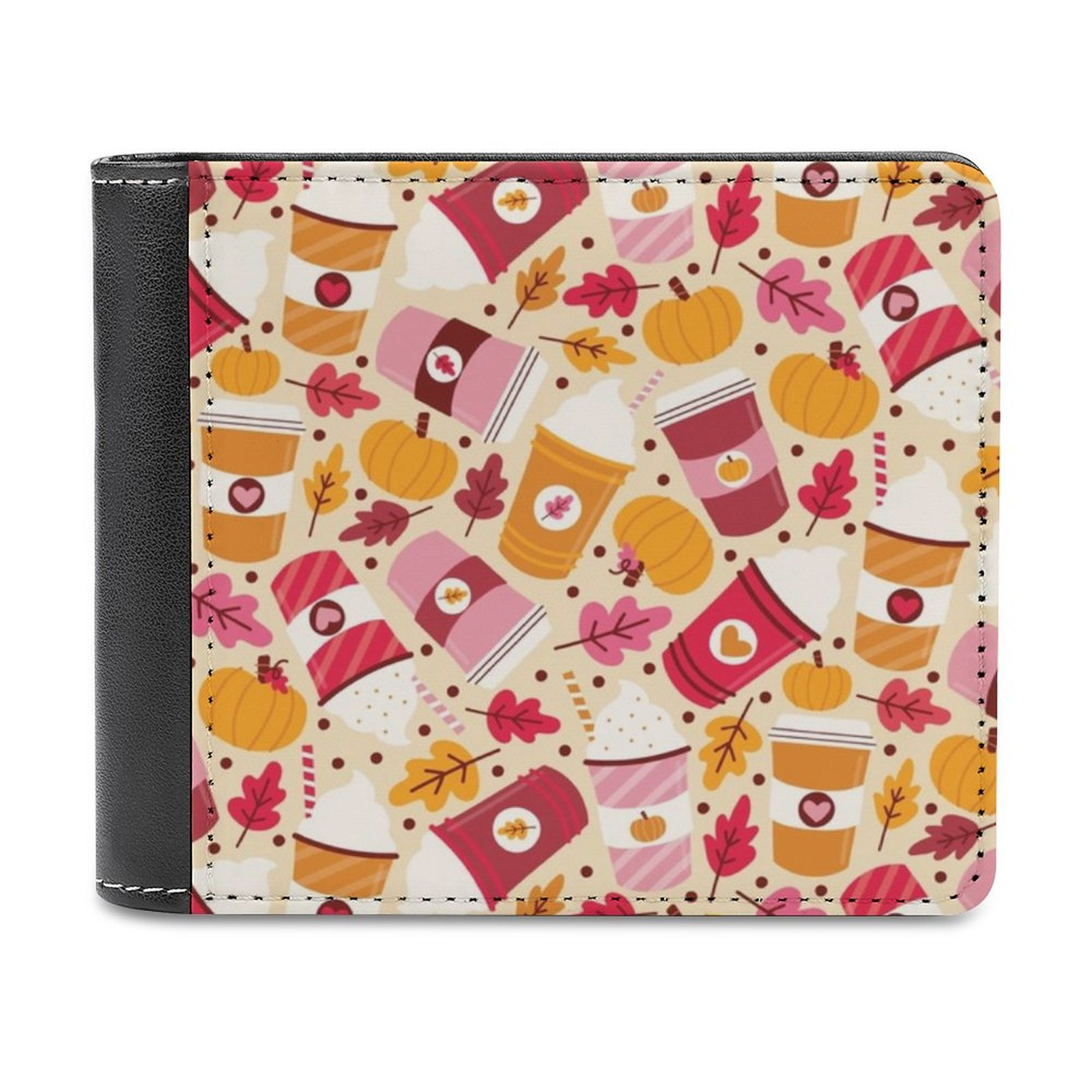 Interior Design Scandinavian - Blush And Grey Geometric Men's Wallet