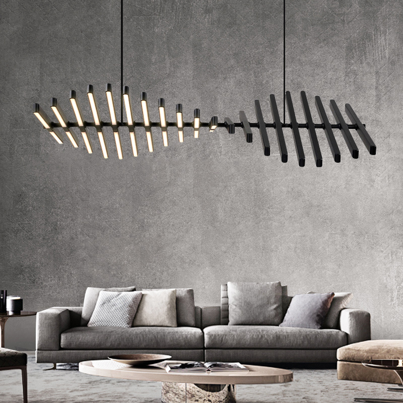 Fishbone Chandelier Nordic LED - огляд і ціна Interior Design Meeting Room