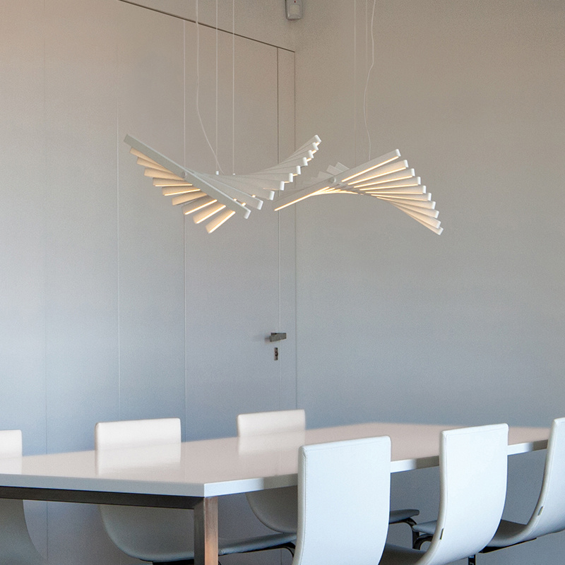 Fishbone Chandelier Nordic LED - огляд і ціна Interior Design Meeting Room