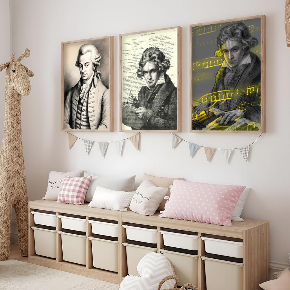Classic Music M-Mozart Poster  - огляд і ціна Interior Design Studio