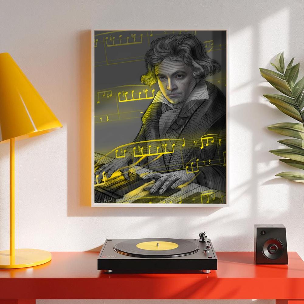 Classic Music M-Mozart Poster  - огляд і ціна Interior Design Studio