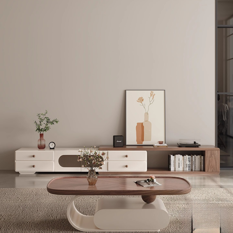 Interior Living Room Tv Cabine - огляд і ціна Interior Design White And Wood