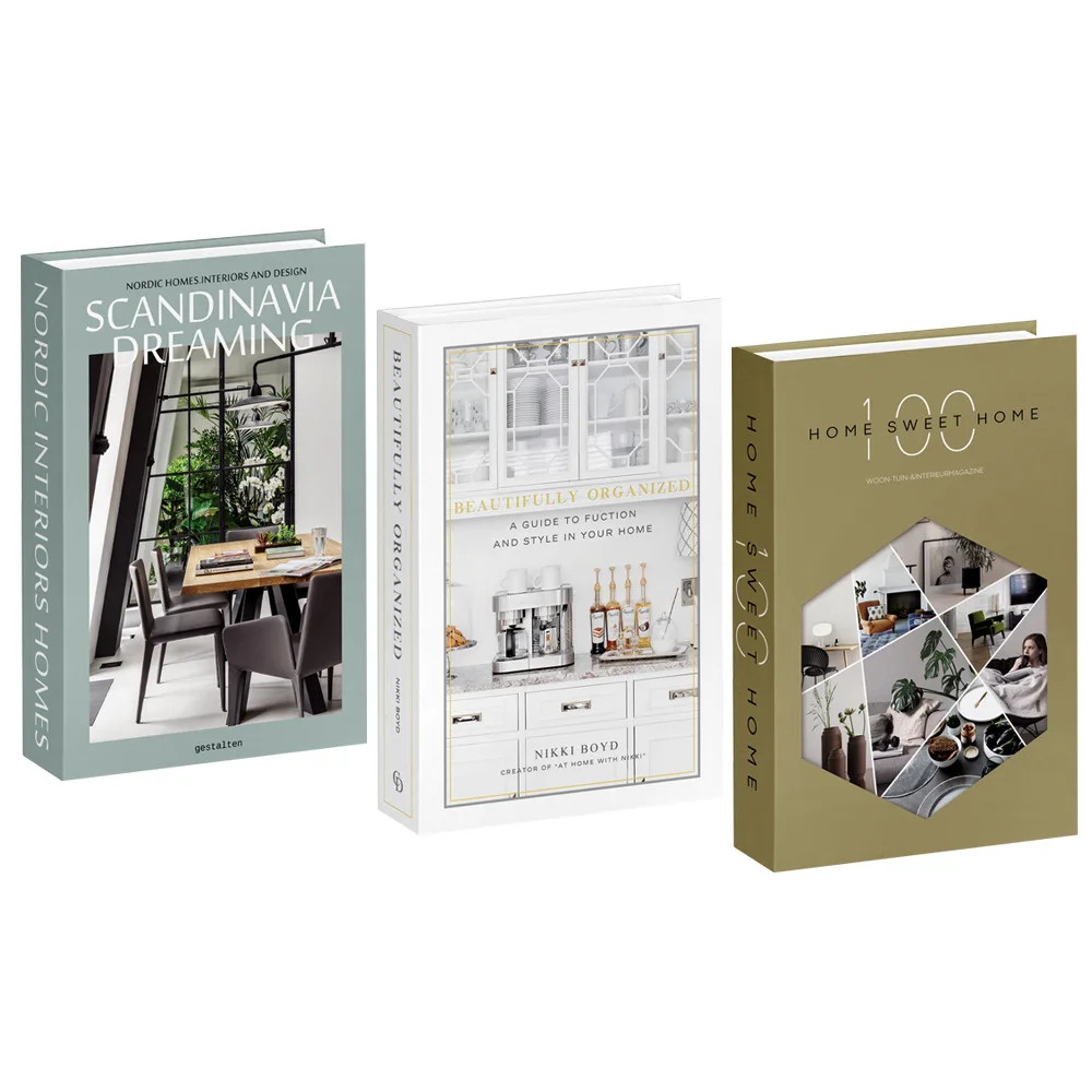 3pcs/lot Simulation Books for  - огляд і ціна Interior Design Book
