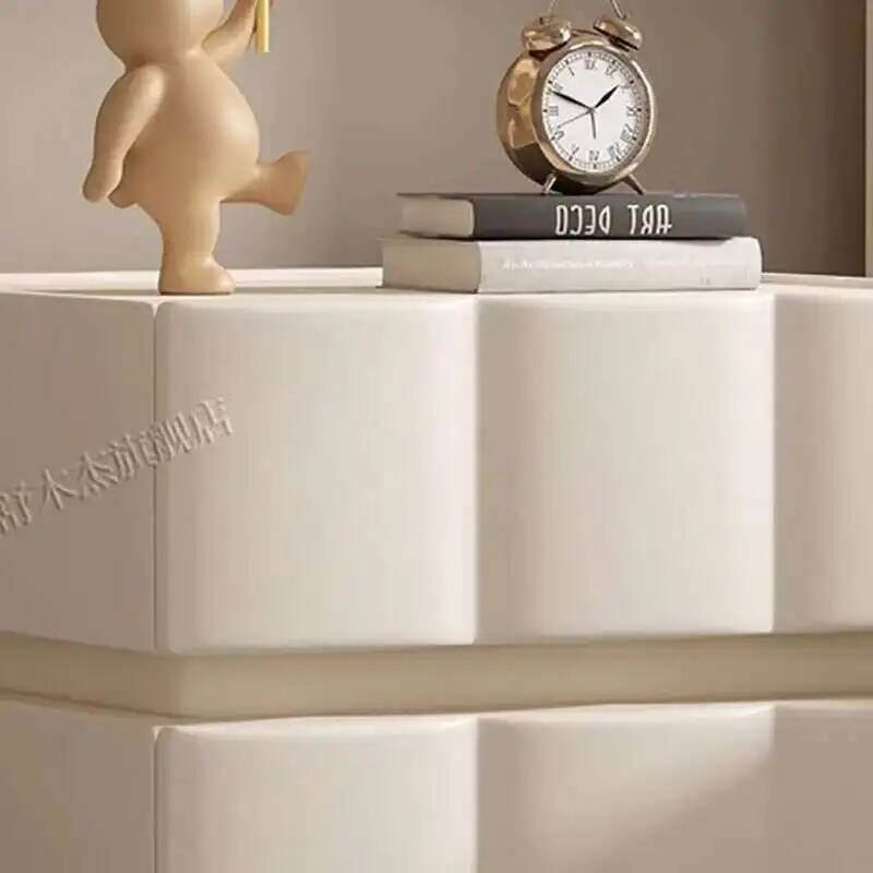 White Cabinet Storage Nightsta - огляд і ціна Interior Design White And Wood