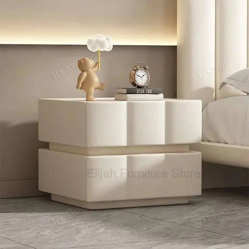 White Cabinet Storage Nightsta - огляд і ціна Interior Design White And Wood