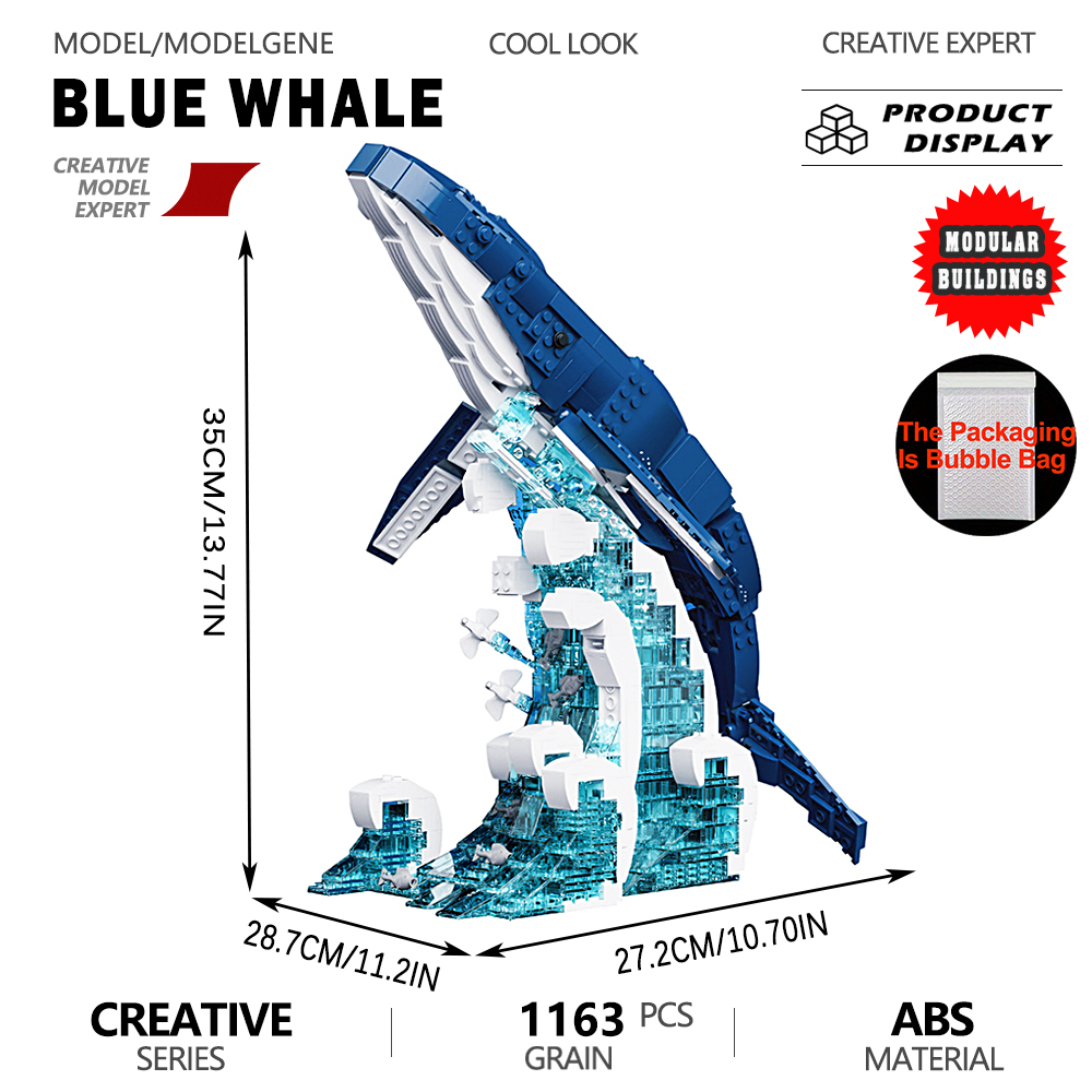 Ocean Blue Whale Model Buildin - огляд і ціна Interior Design And Build
