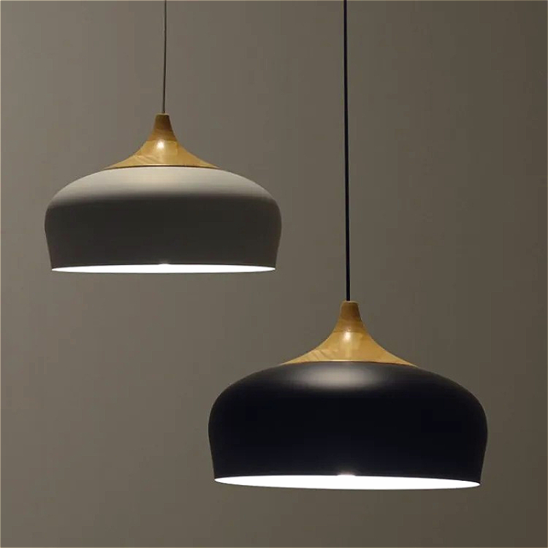 Nordic Aluminum Big Lampshade  - огляд і ціна Interior Design White And Wood
