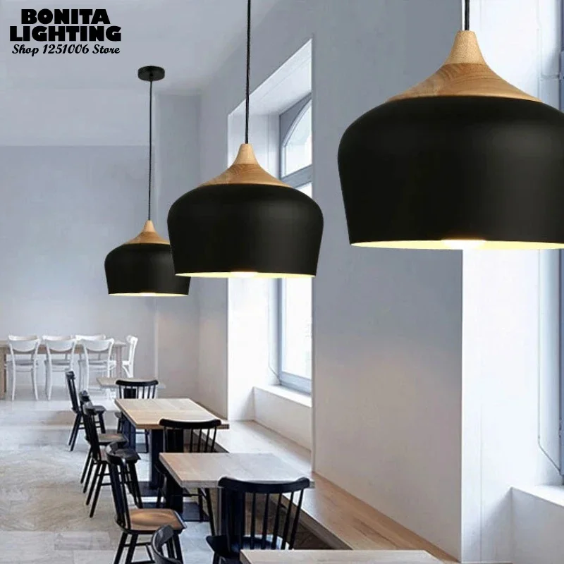Nordic Aluminum Big Lampshade  - огляд і ціна Interior Design White And Wood