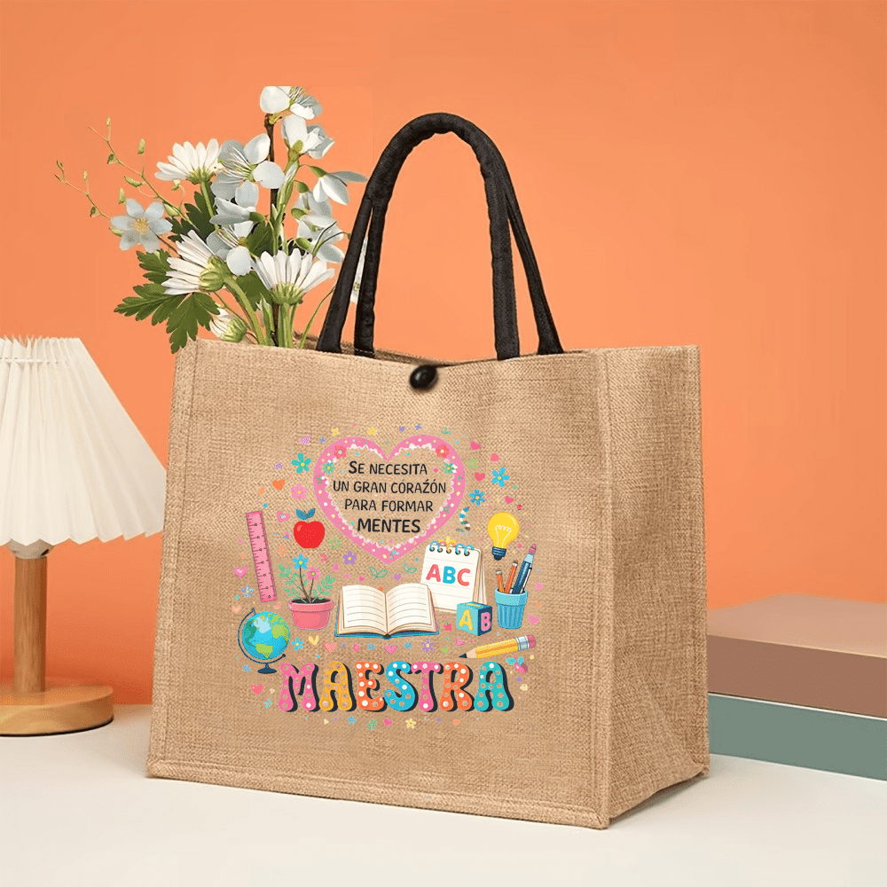 Maestra Printed Linen Tote Bag - огляд і ціна Interior Design Book