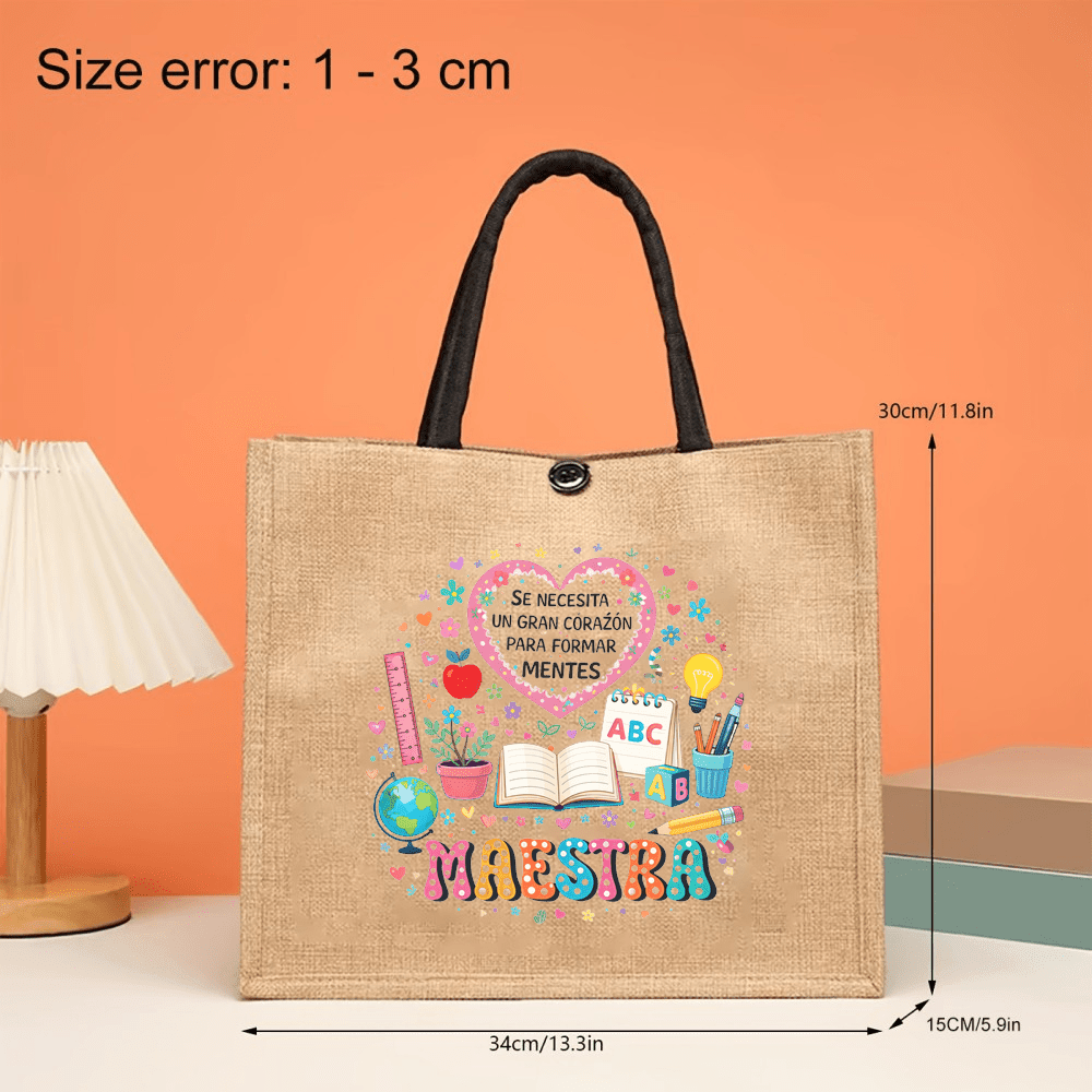 Maestra Printed Linen Tote Bag - огляд і ціна Interior Design Book
