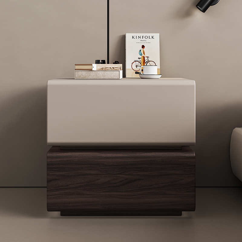 White Bedside Table Luxury Woo - огляд і ціна Interior Design White And Wood