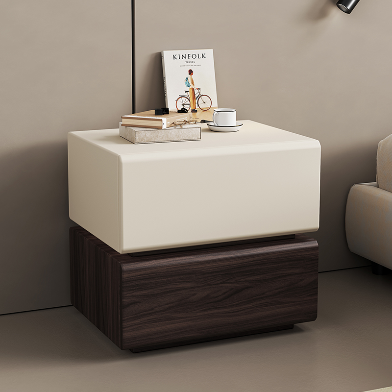 White Bedside Table Luxury Woo - огляд і ціна Interior Design White And Wood