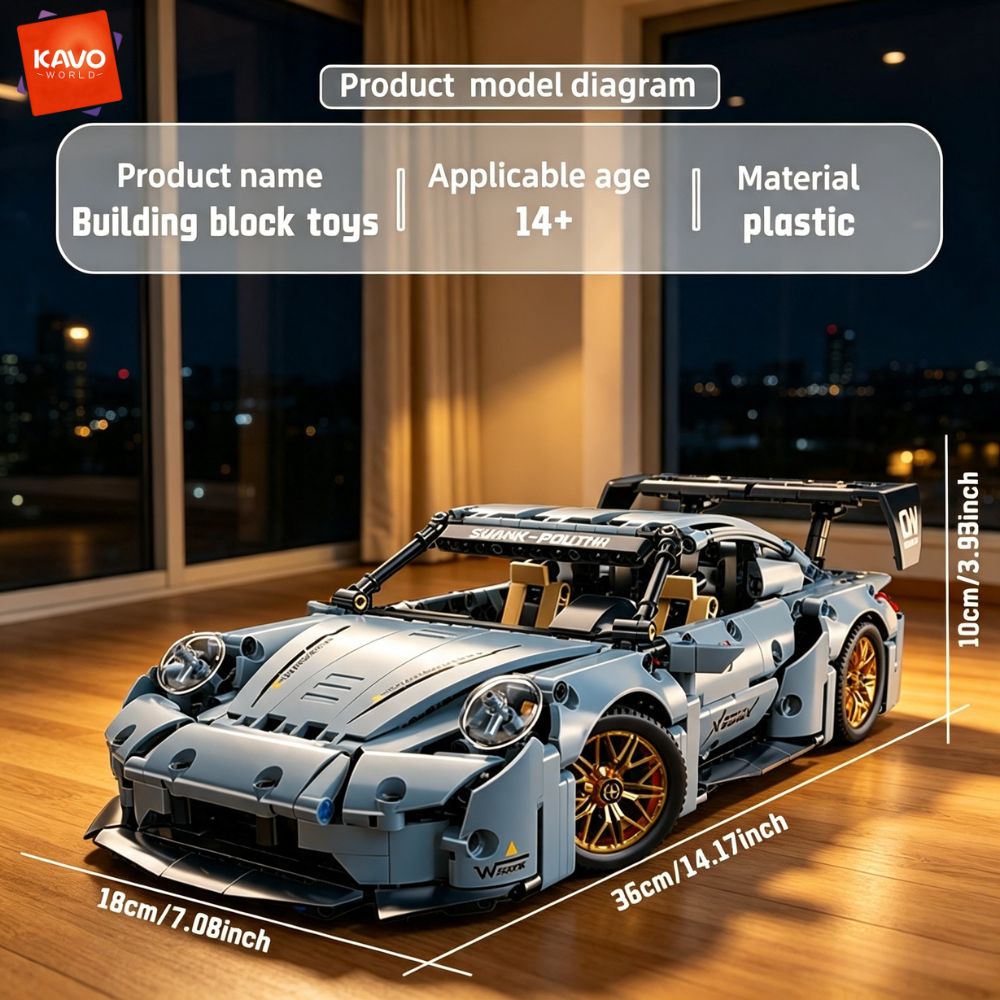KAVOWORLD 973pcs Cool Toys Bui - огляд і ціна Interior Design And Build