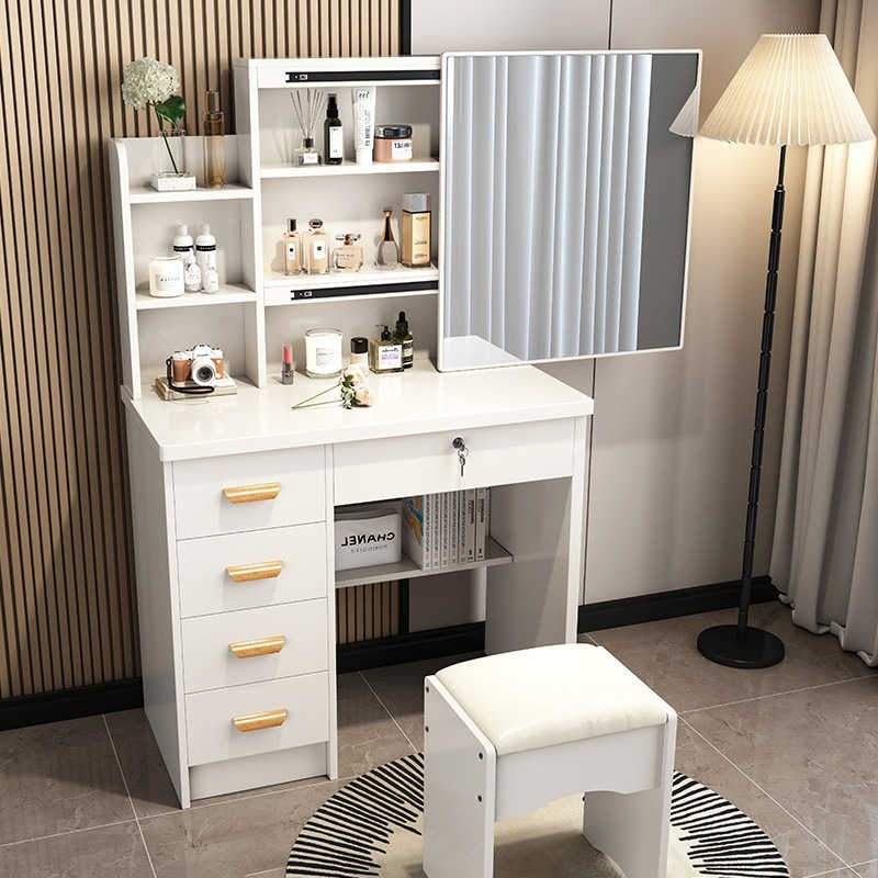 Modern Aesthetic Vanity Table  - огляд і ціна Interior Design White And Wood